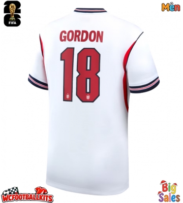 England Anthony Gordon #18 Replica Home Stadium Shirt World Cup 2026 Short Sleeve